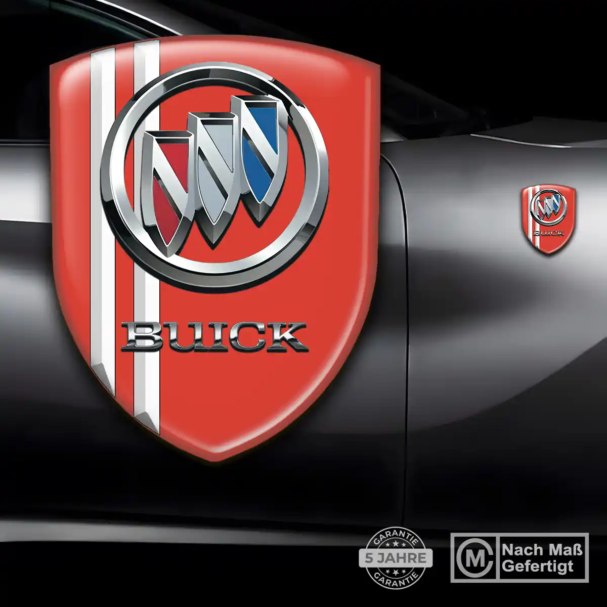 Buick Aufkleber 3D Gel Embleme Auto Interieurdesign