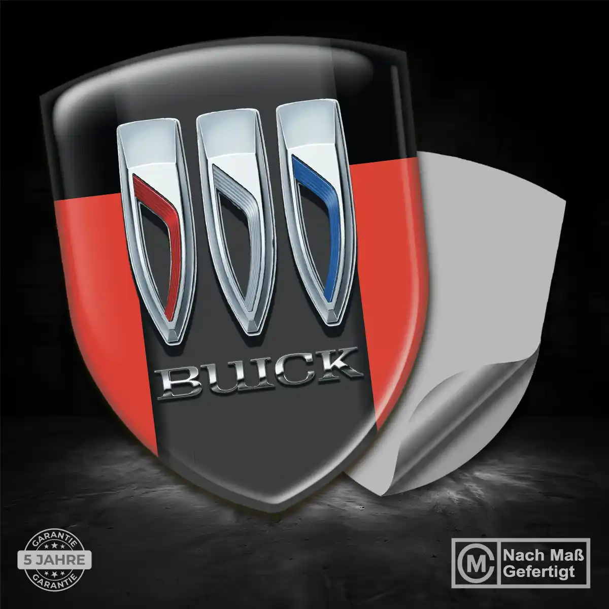 Buick Aufkleber 3D Gel Embleme Elegantes Design