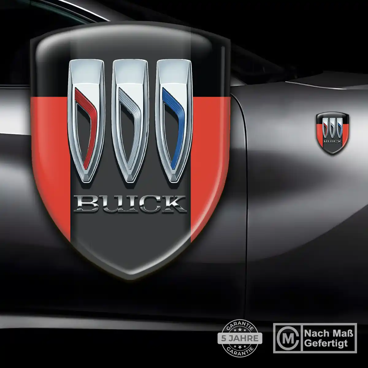 Buick Aufkleber 3D Gel Embleme Elegantes Design