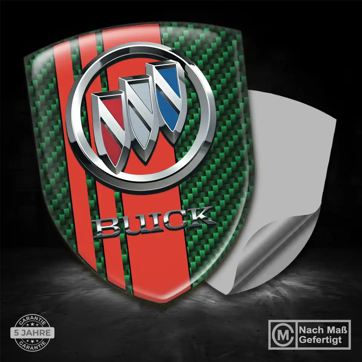 Buick Aufkleber 3D Gel Embleme Interieurdesign