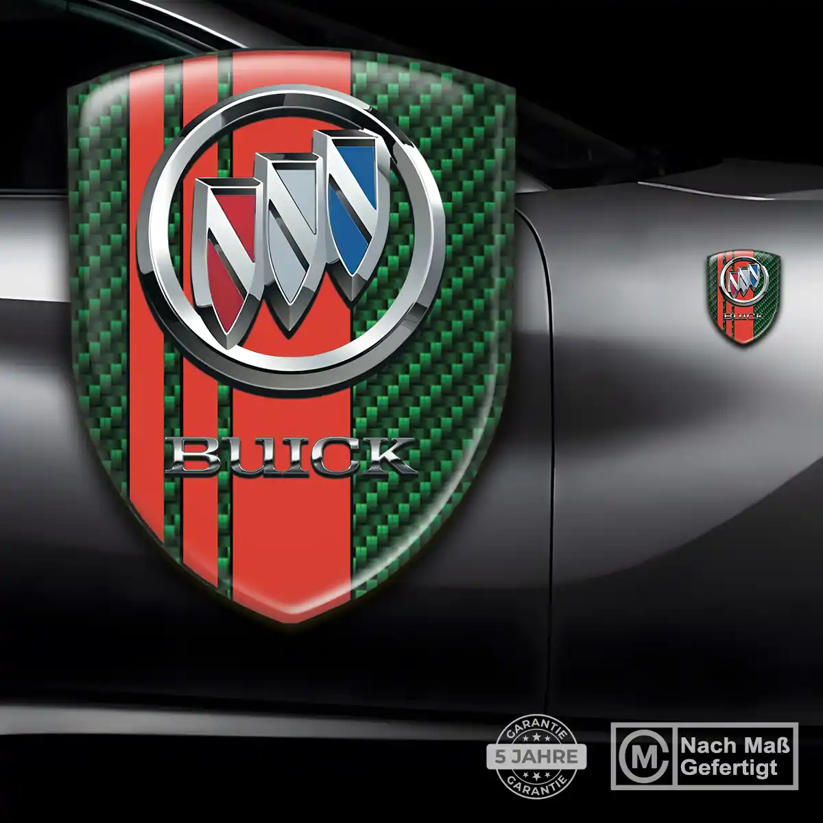 Buick Aufkleber 3D Gel Embleme Interieurdesign