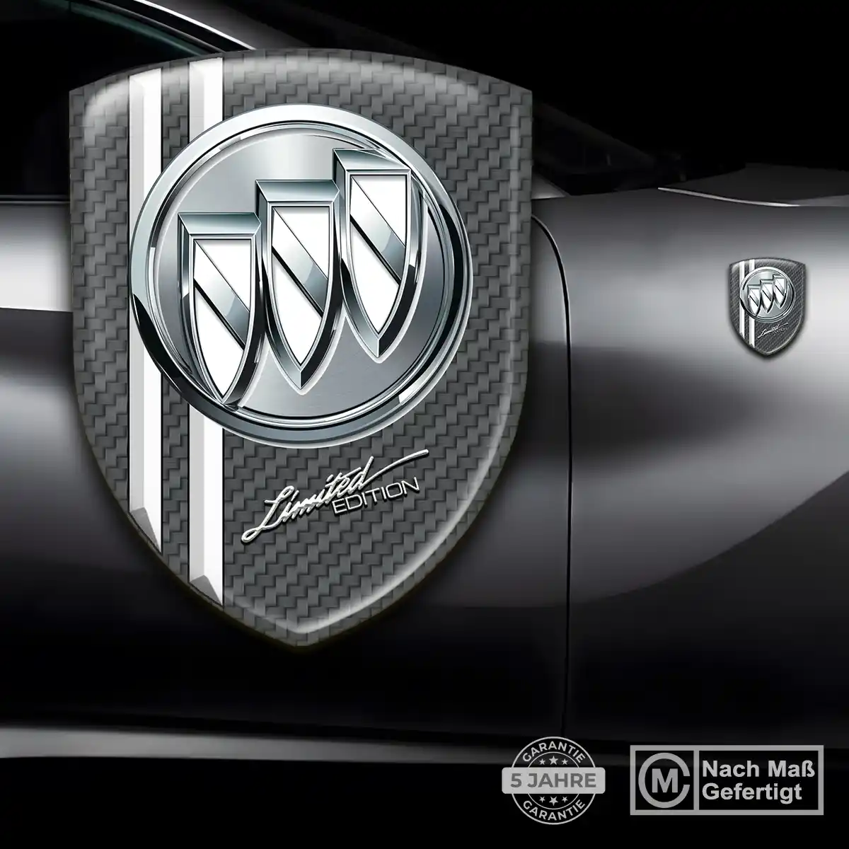 Buick Aufkleber 3D Gel Embleme Stilvolles Design