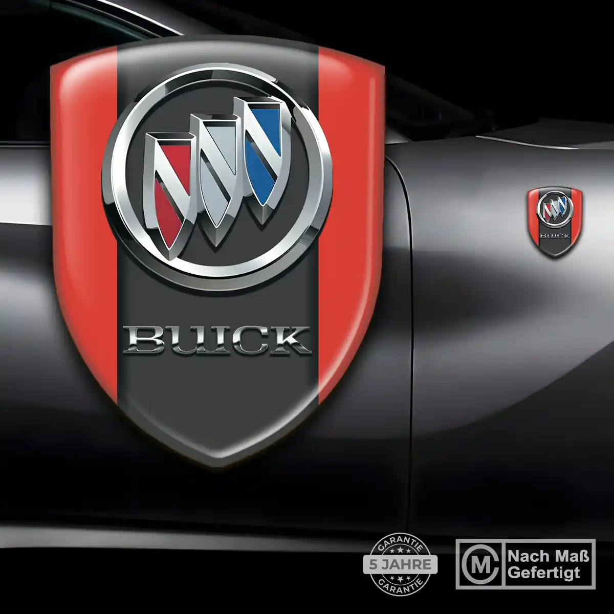 Buick Aufkleber 3D Gel Silikon Auto Elegantes Design