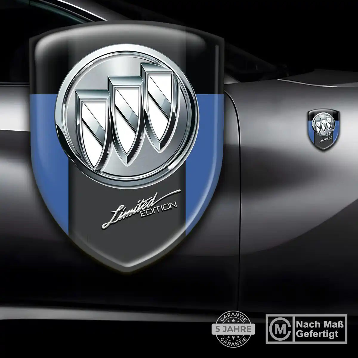 Buick Aufkleber 3D Gel Silikon Auto Hochwertiges Harz