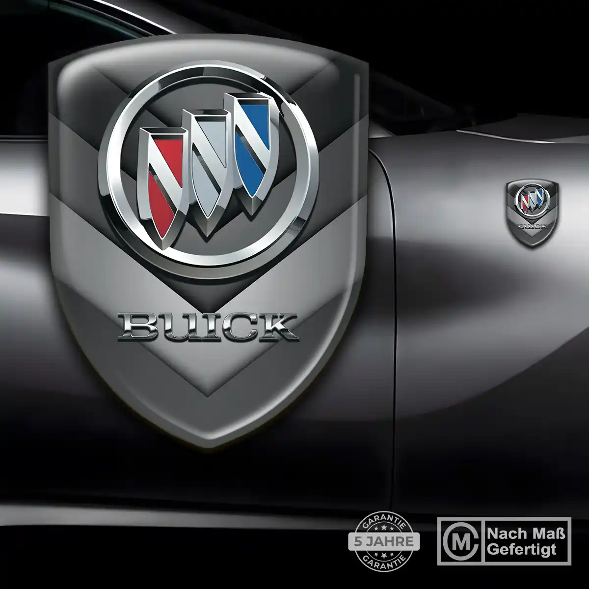 Buick Aufkleber 3D Gel Silikon Auto Interieurdesign