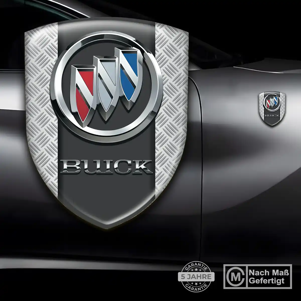 Buick Aufkleber 3D Gel Silikon Auto Tuningfahrzeug
