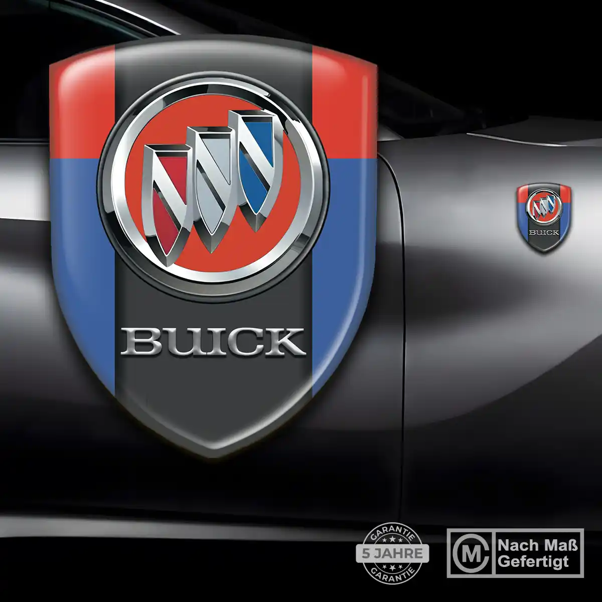 Buick Aufkleber 3D Gel Silikon Edles Design