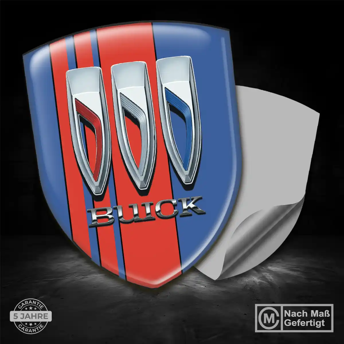 Buick Aufkleber 3D Gel Silikon Elegantes Design