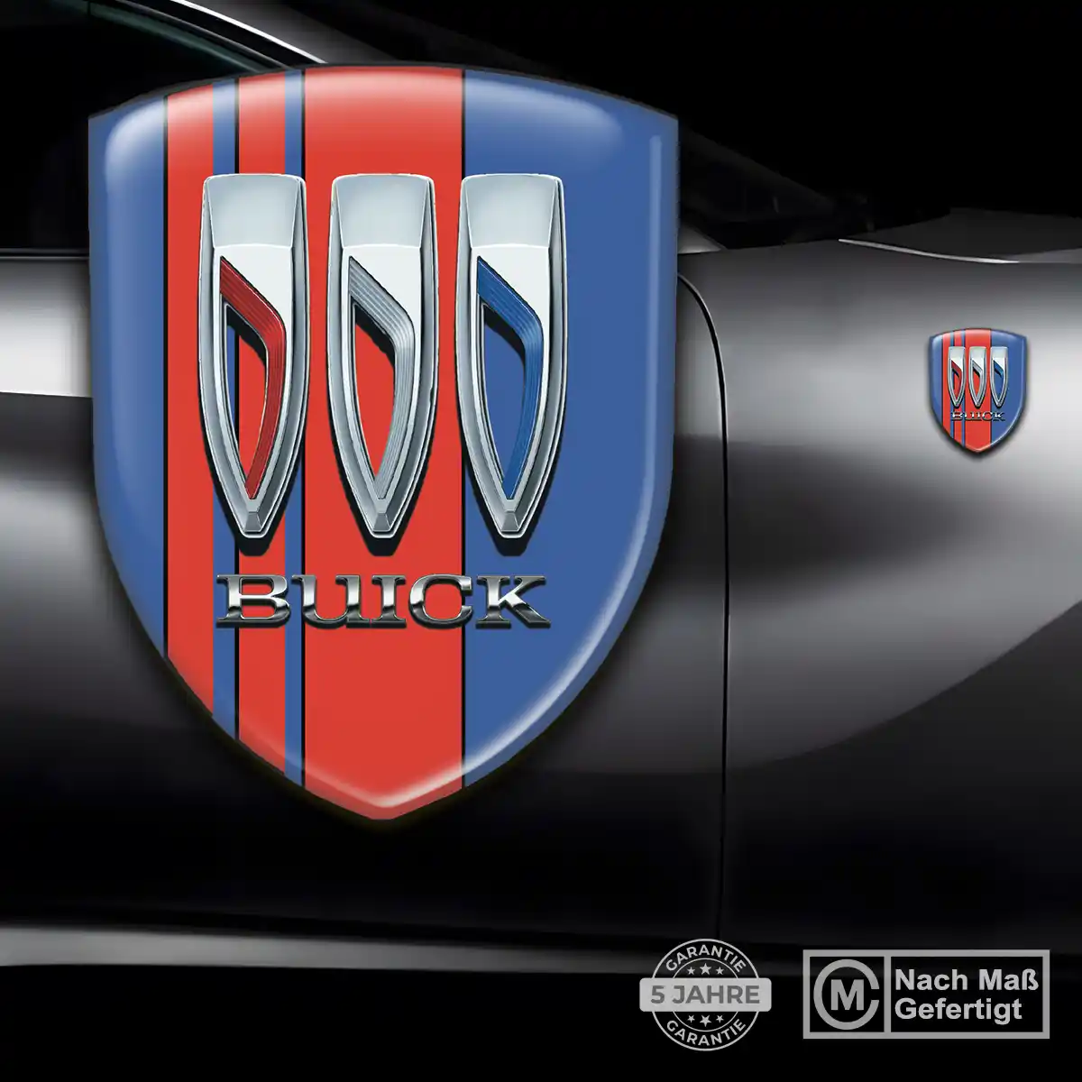 Buick Aufkleber 3D Gel Silikon Elegantes Design