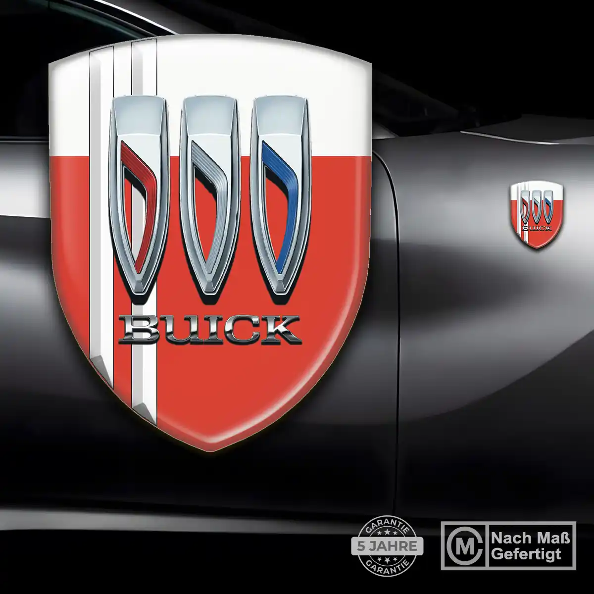 Buick Aufkleber 3D Gel Silikon Stilvolles Design
