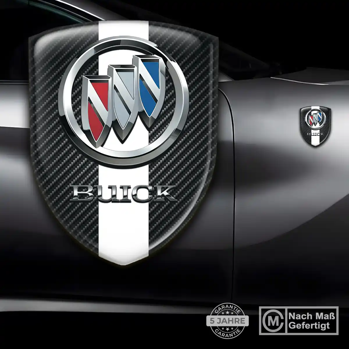 Buick Aufkleber 3D Gel Wappen Auto Elegantes Design