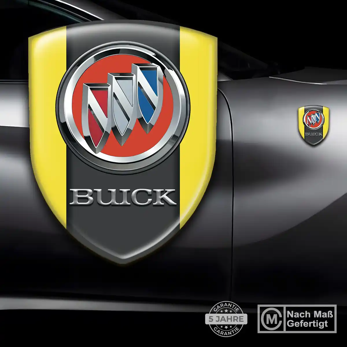 Buick Aufkleber 3D Gel Wappen Auto Hochwertiges Harz