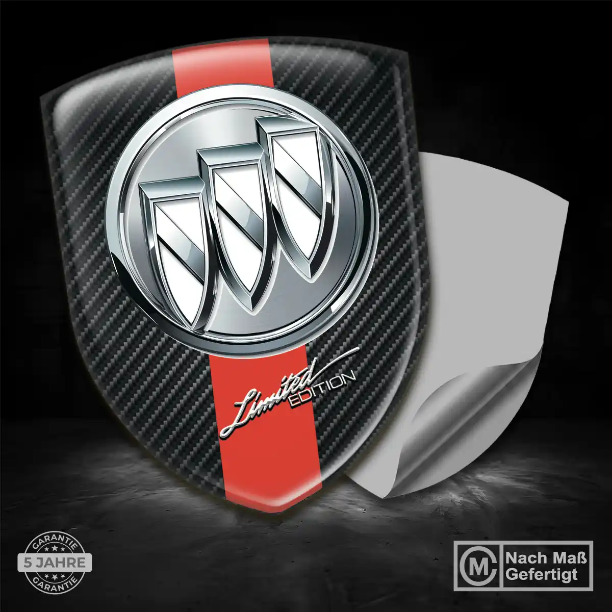 Buick Aufkleber 3D Gel Wappen Auto Limitierte Auflage
