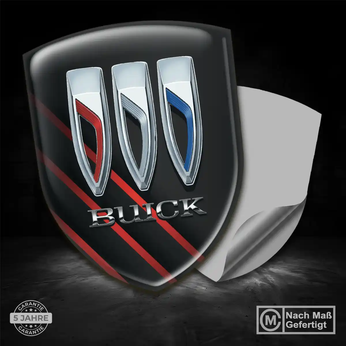 Buick Aufkleber 3D Gel Wappen Auto Luxus-Edition