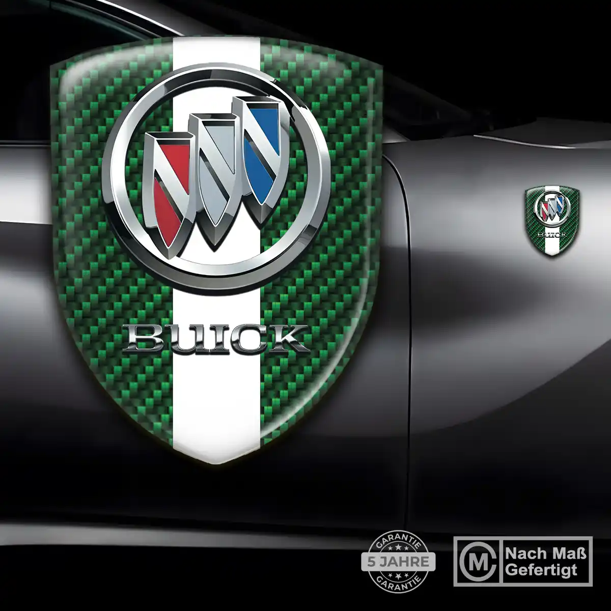 Buick Aufkleber 3D Gel Wappen Auto Markenedition