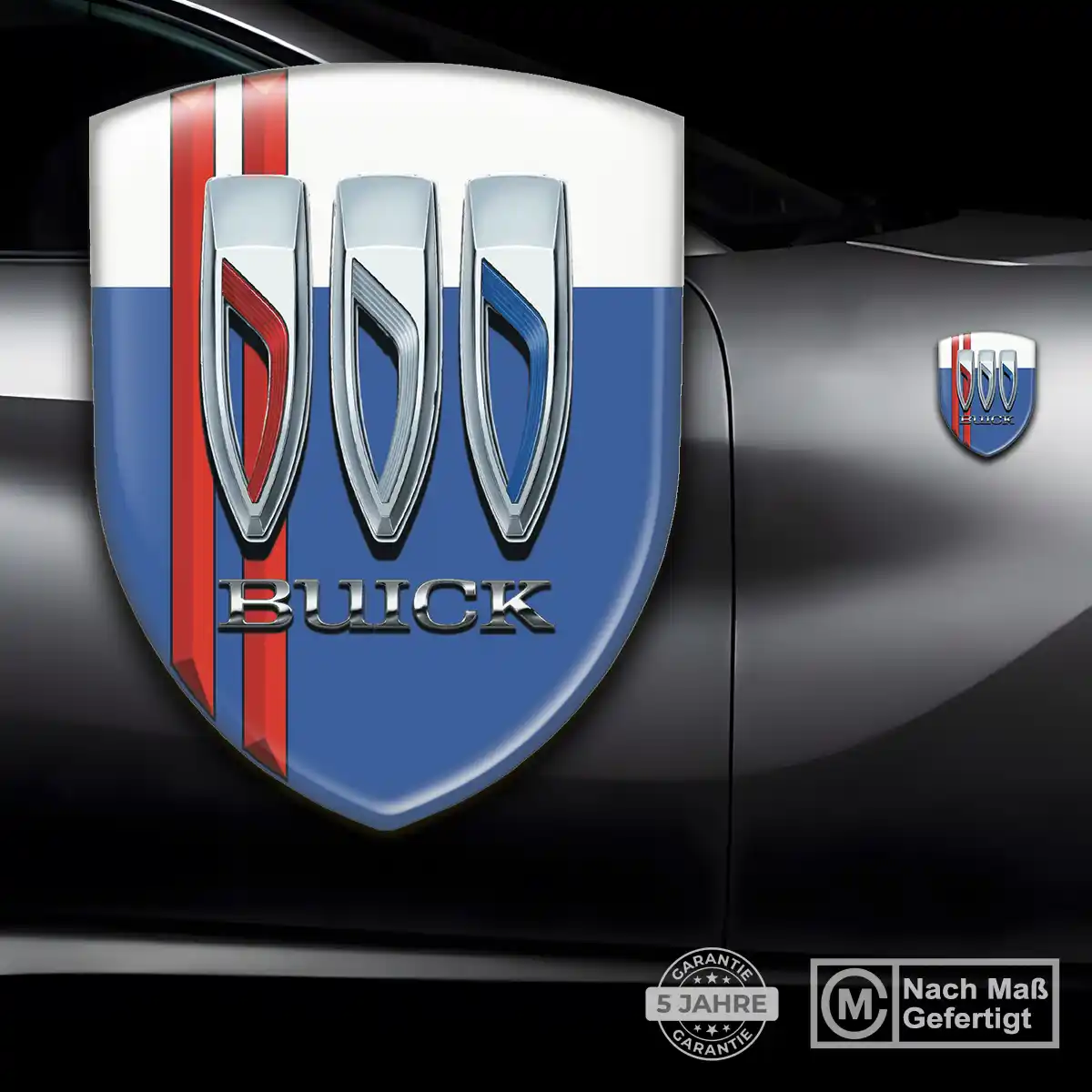 Buick Aufkleber 3D Gel Wappen Auto Premium-Edition