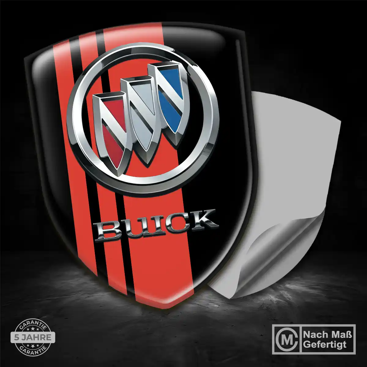 Buick Aufkleber 3D Gel Wappen Auto Stilvolles Design