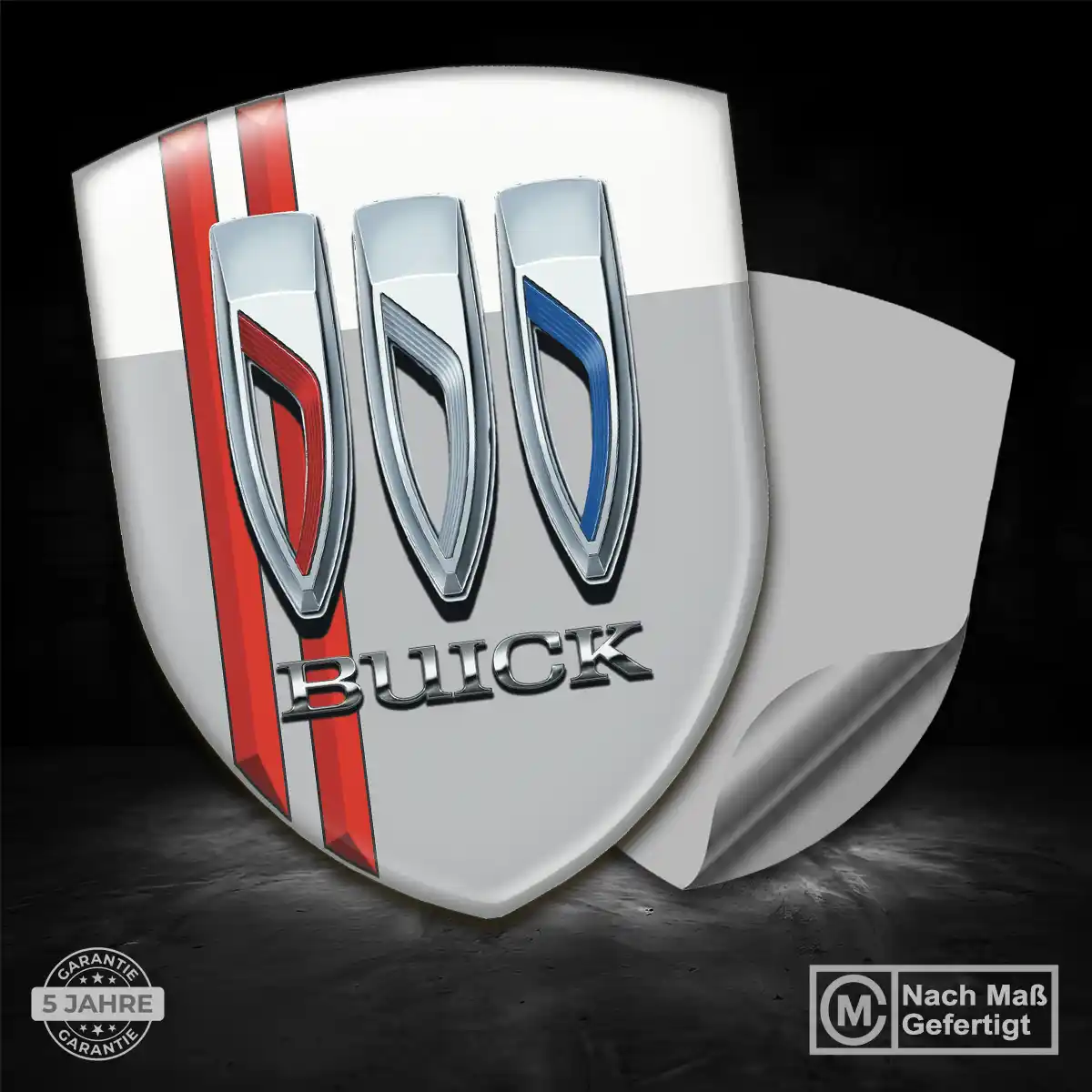 Buick Aufkleber 3D Gel Wappen Hochwertiges Harz