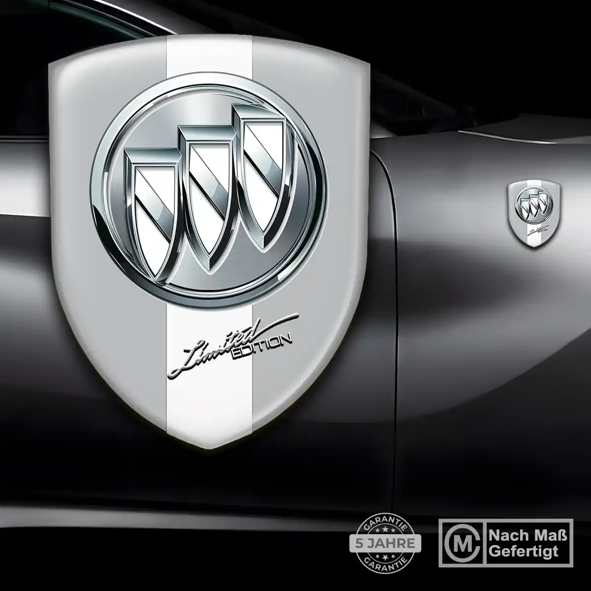 Buick Aufkleber 3D Gel Wappen Limitierte Auflage