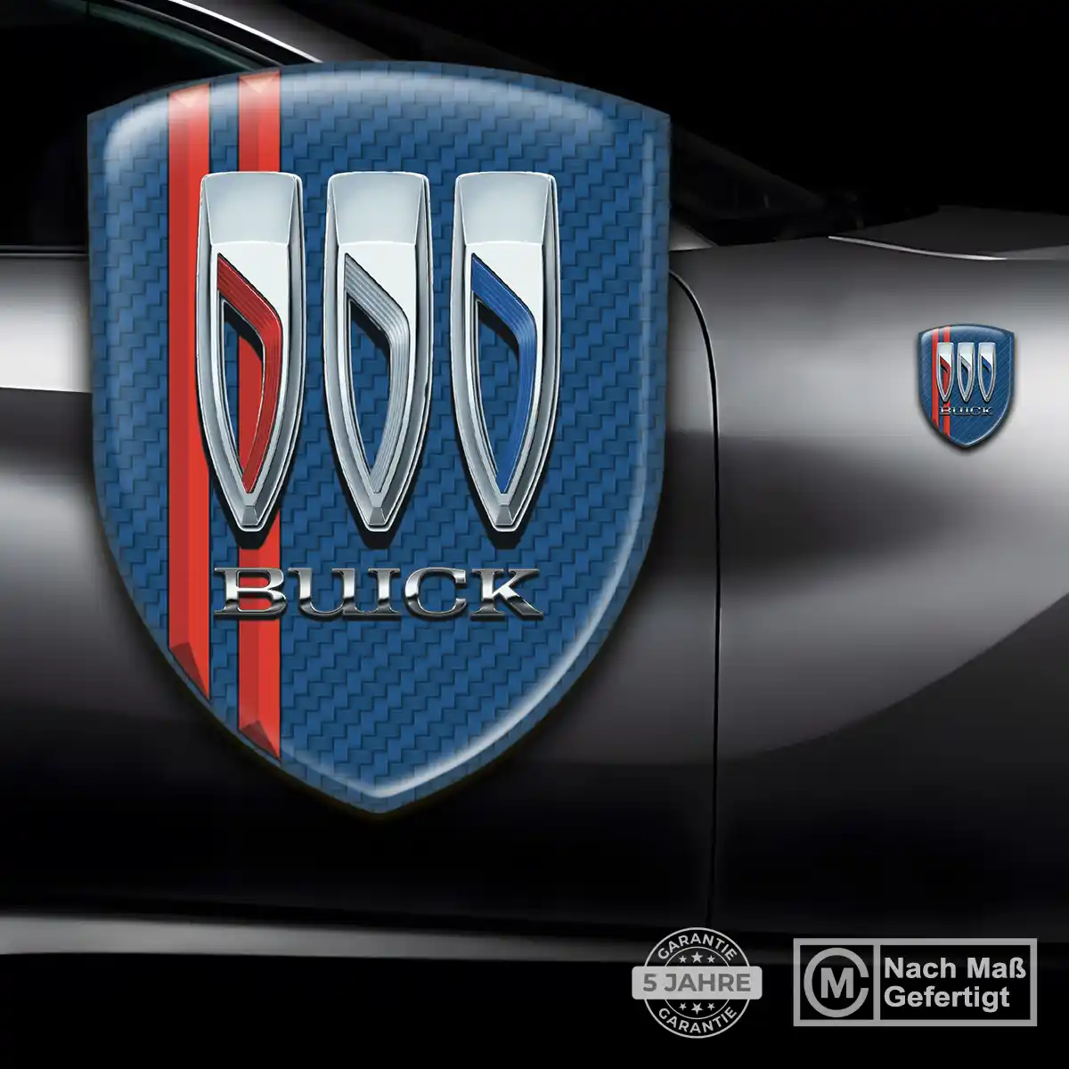 Buick Aufkleber 3D Gel Wappen Luxus-Edition