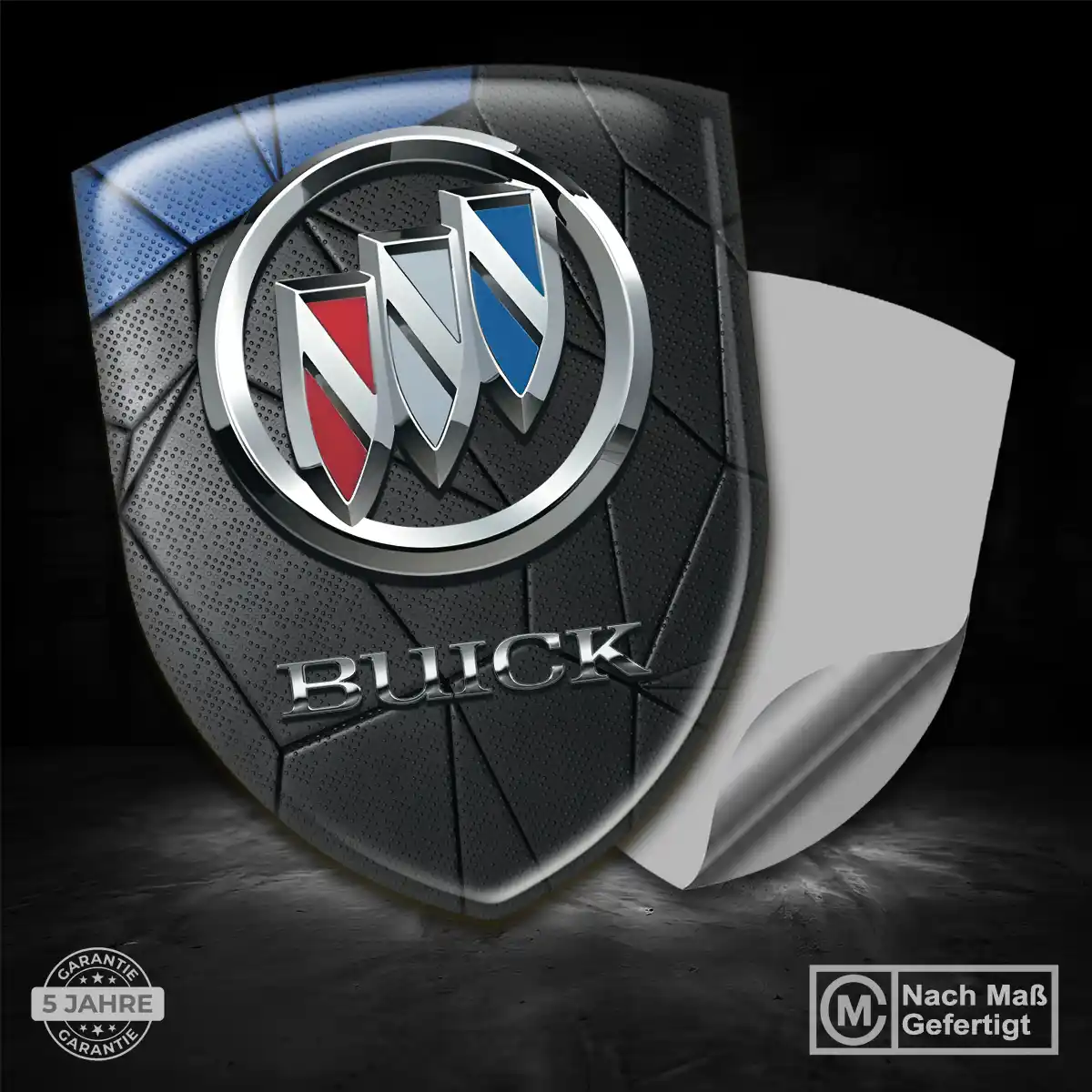 Buick Aufkleber 3D Gel Wappen Premium-Edition