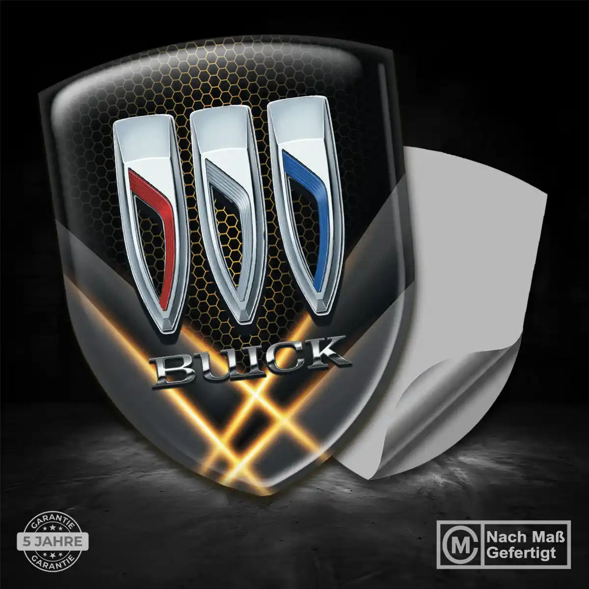Buick Aufkleber 3D Gel Wappen Stilvolles Design