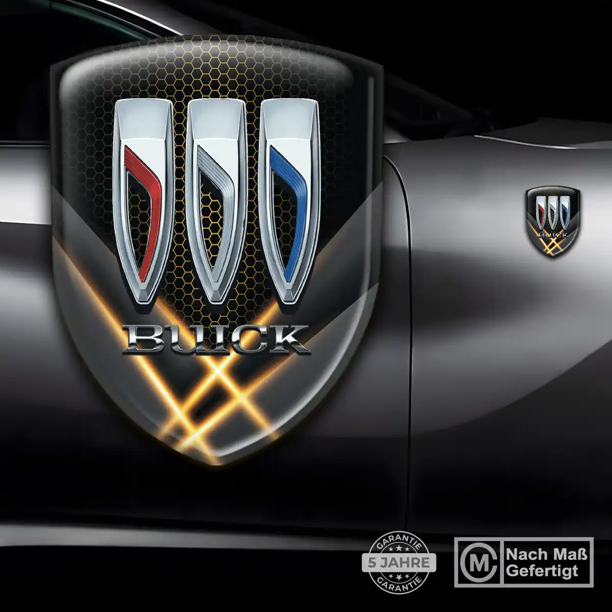 Buick Aufkleber 3D Gel Wappen Stilvolles Design