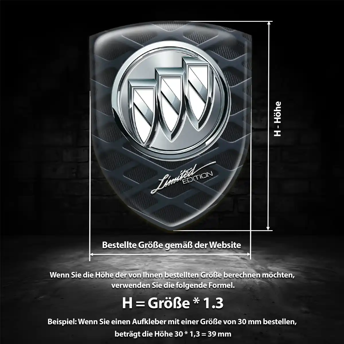 Buick Aufkleber Auto Edles Design