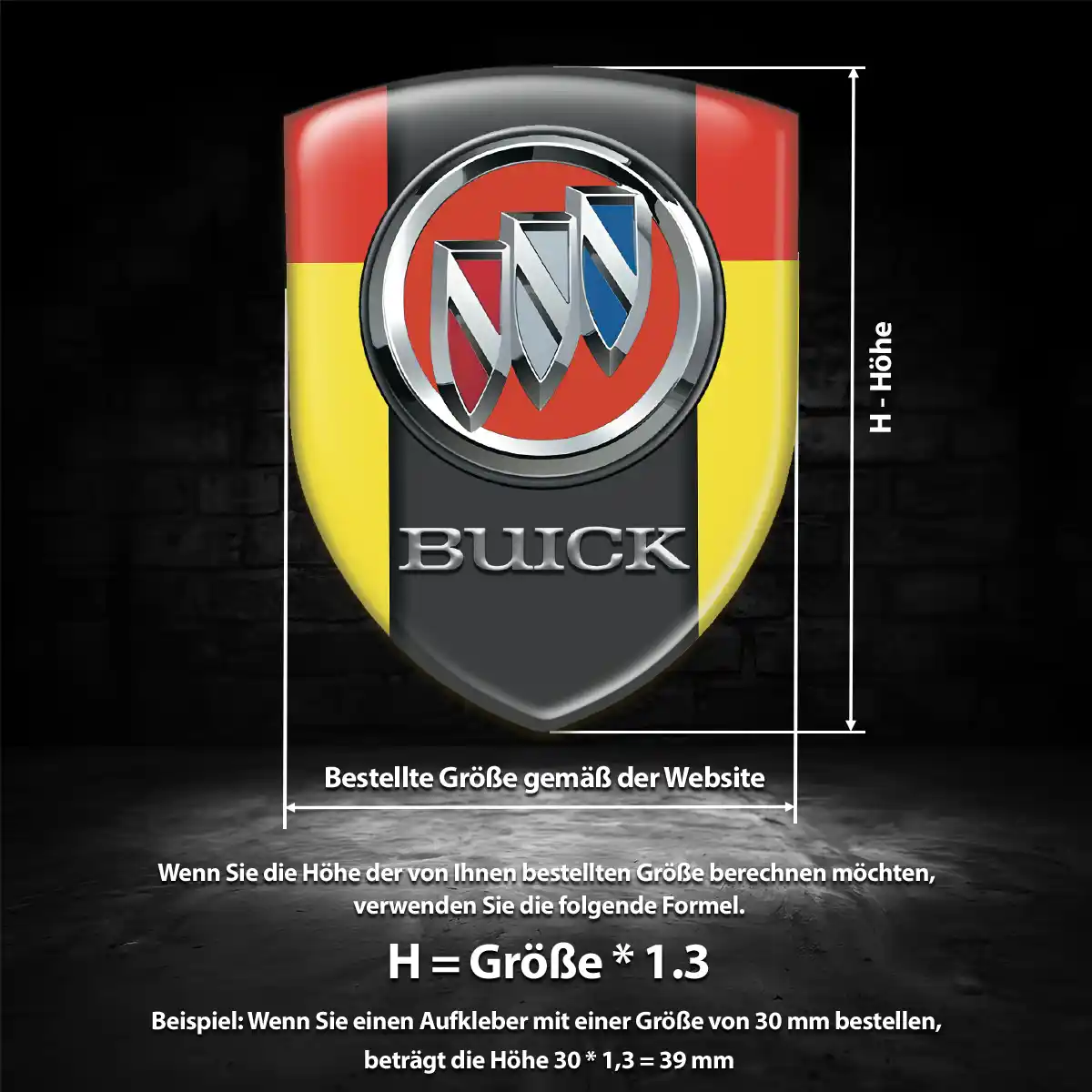 Buick Aufkleber Auto Elegantes Design