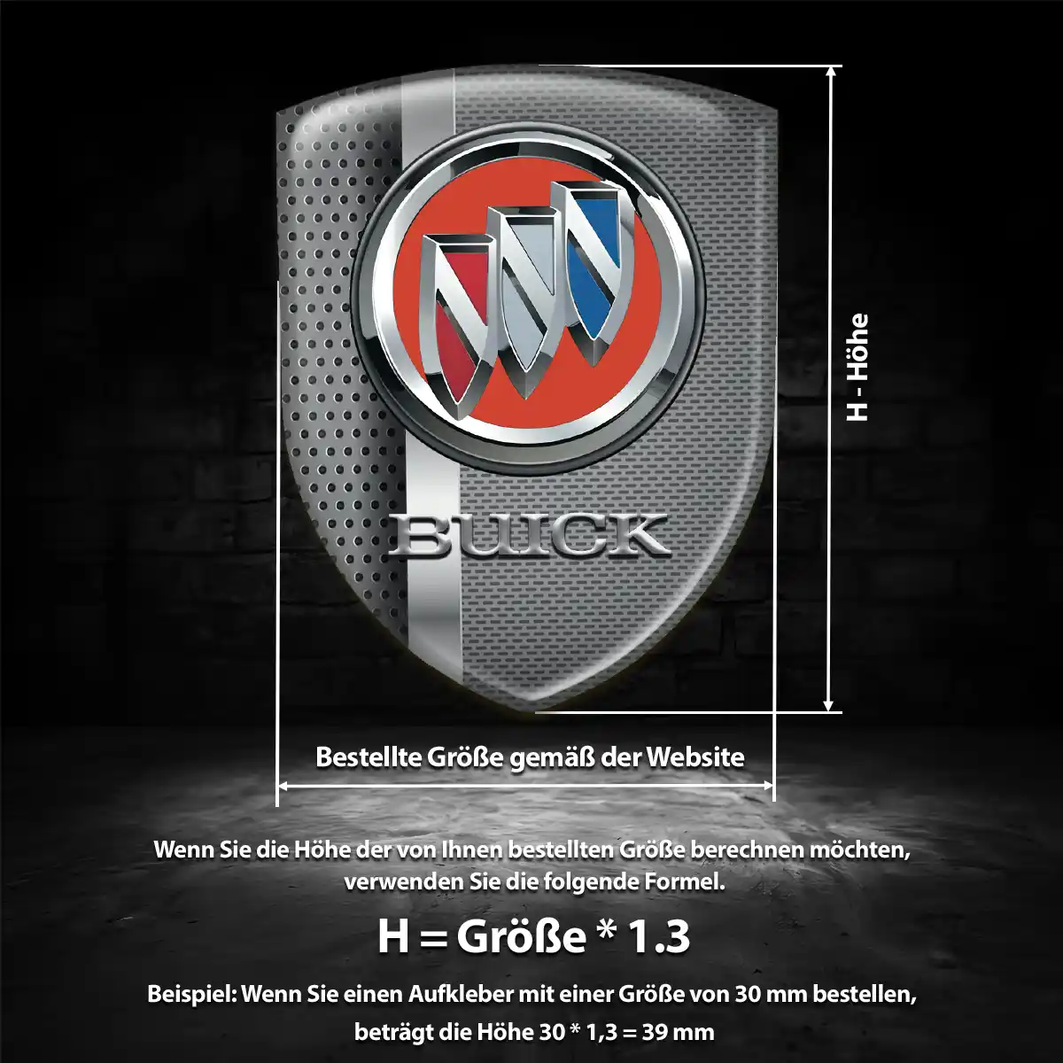 Buick Aufkleber Auto Exterieurdesign