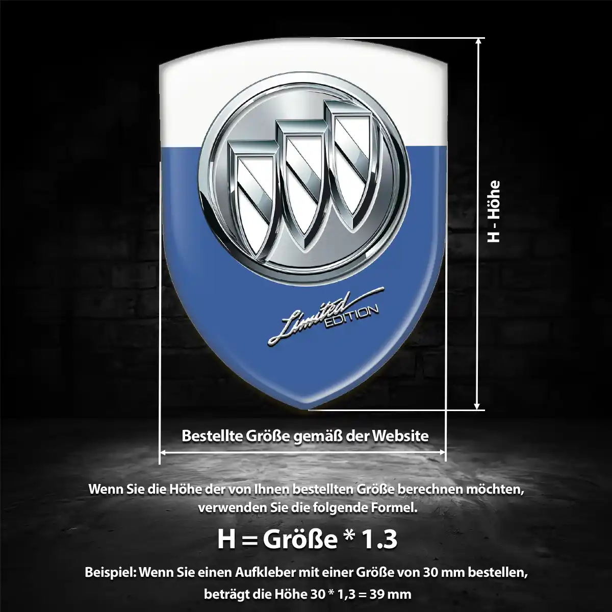 Buick Aufkleber Auto Limitierte Auflage