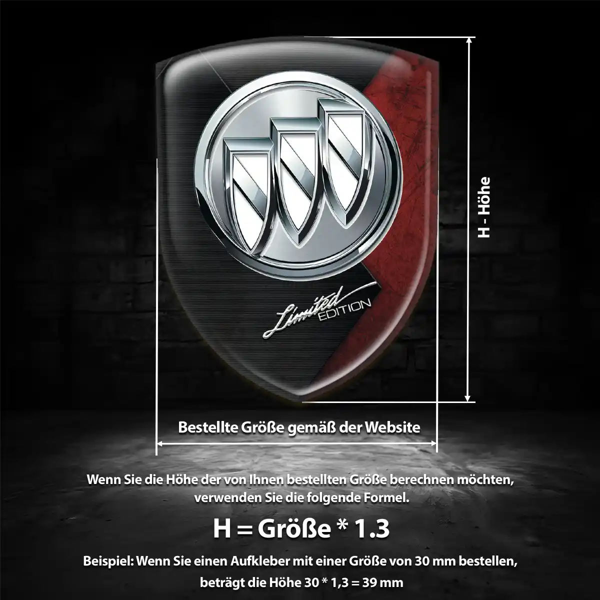 Buick Aufkleber Auto Premiumqualität