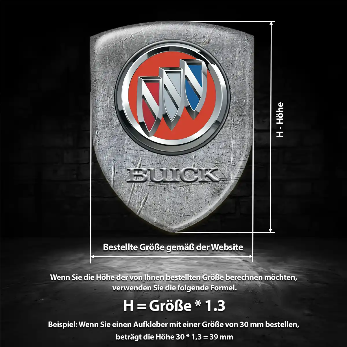 Buick Aufkleber Emblem Auto Markenedition
