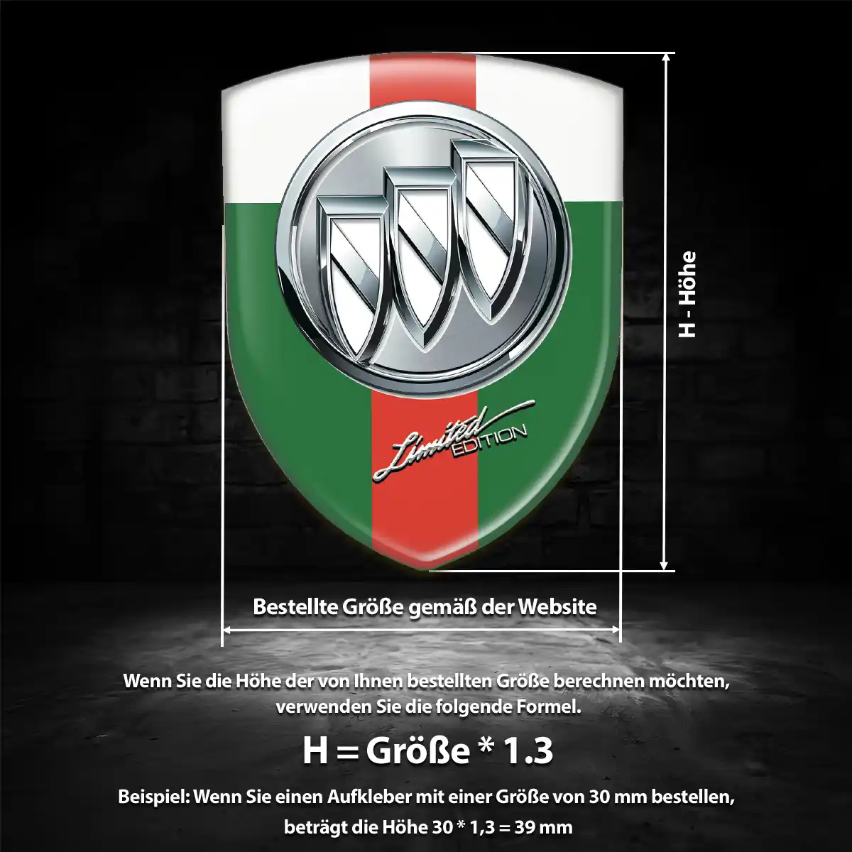 Buick Aufkleber Emblem Auto Tuningfahrzeug