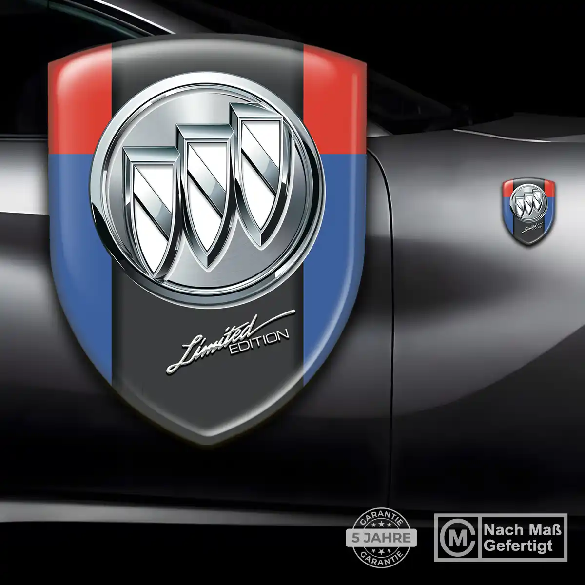 Buick Aufkleber Emblem Stilvolles Design