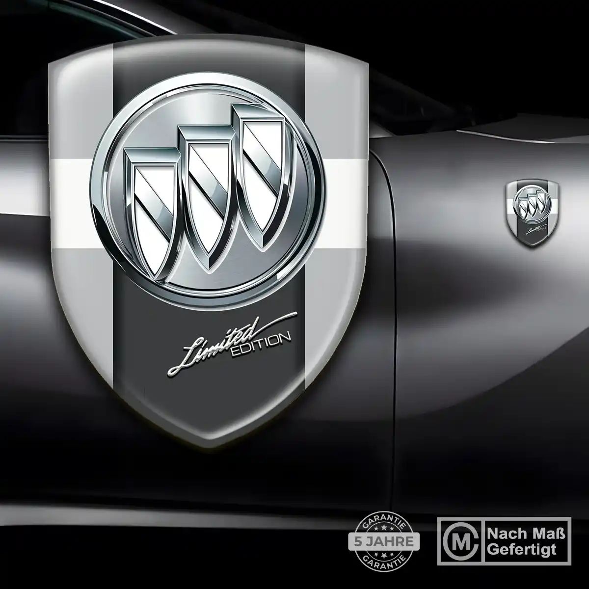 Buick Aufkleber Emblem Wappen Edles Design