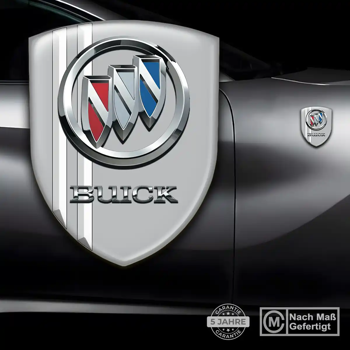 Buick Aufkleber Emblem Wappen Hochwertiges Harz