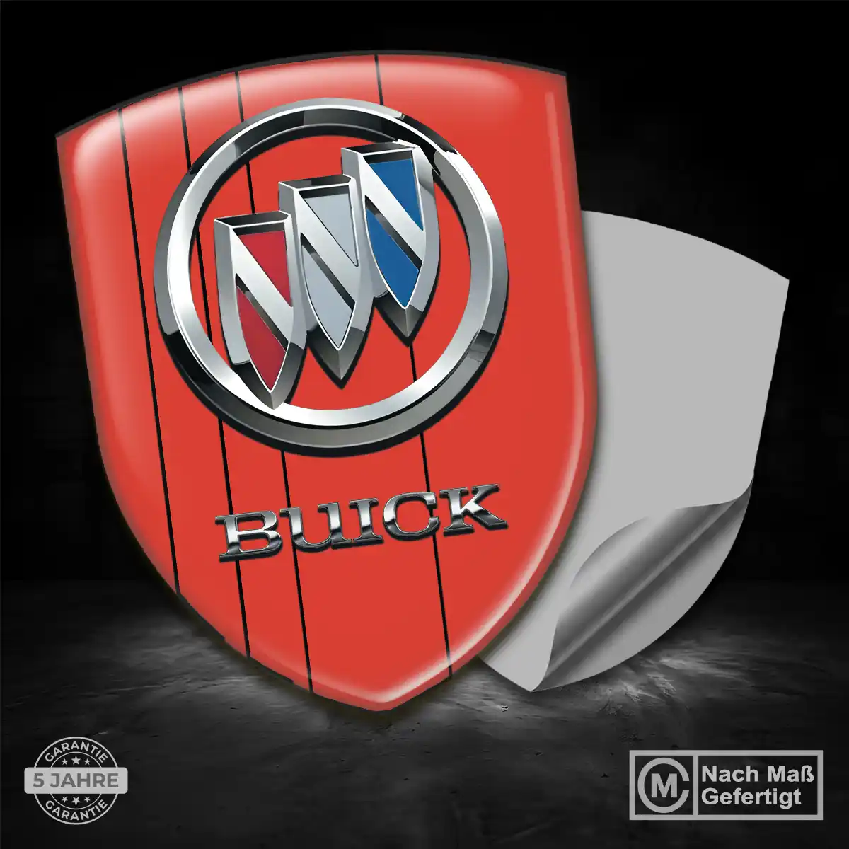 Buick Aufkleber Emblem Wappen Premium-Edition