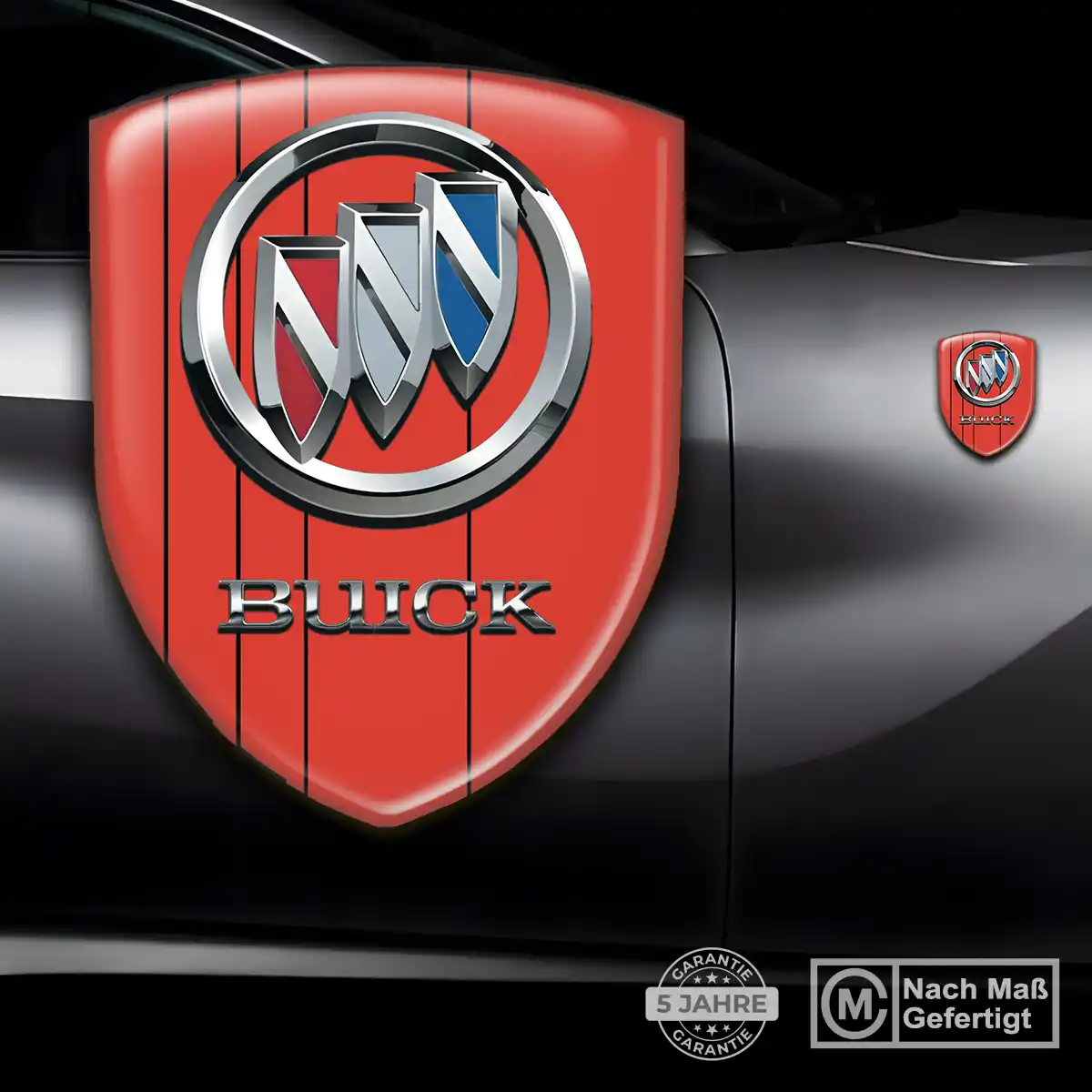 Buick Aufkleber Emblem Wappen Premium-Edition