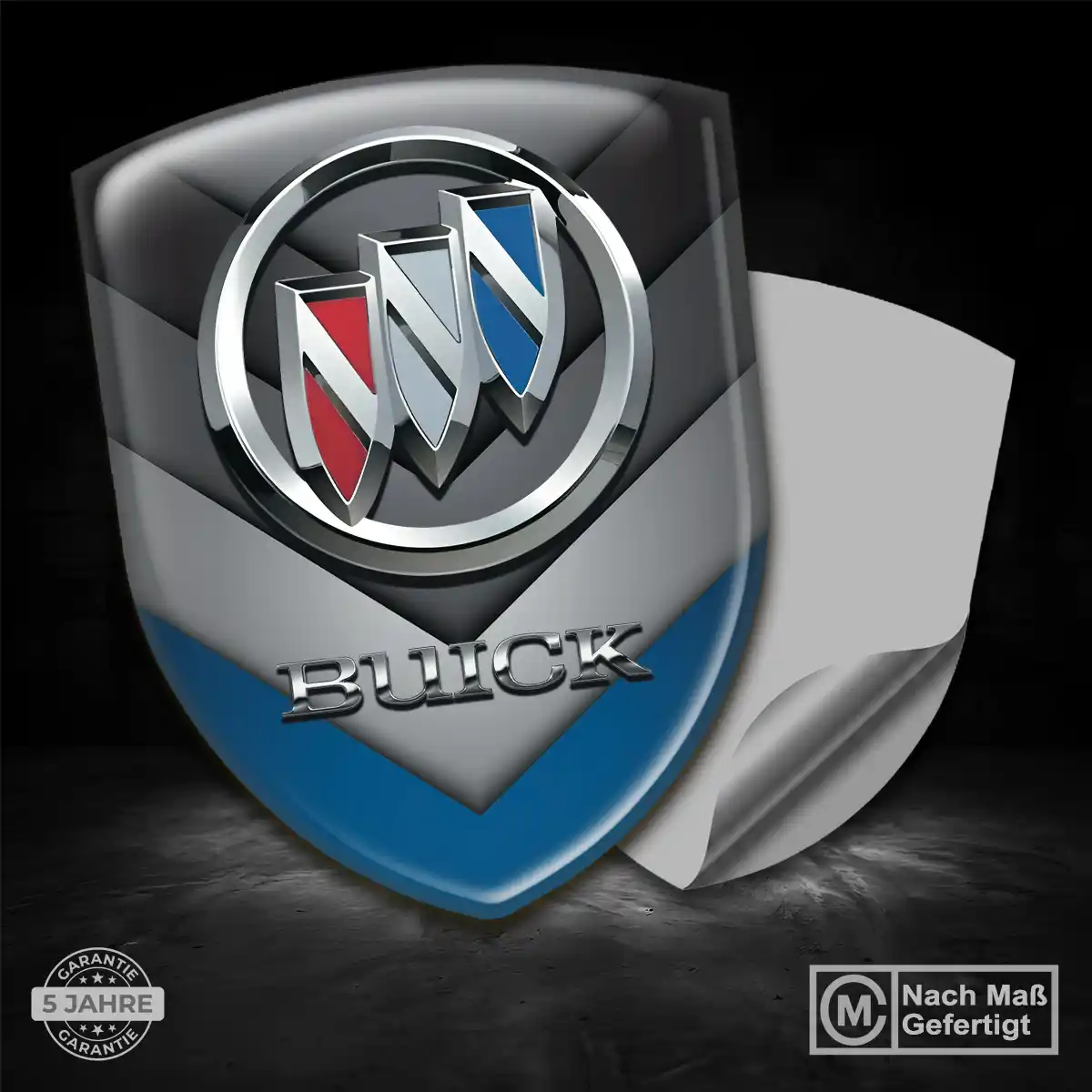 Buick Aufkleber Emblem Wappen Stilvolles Design