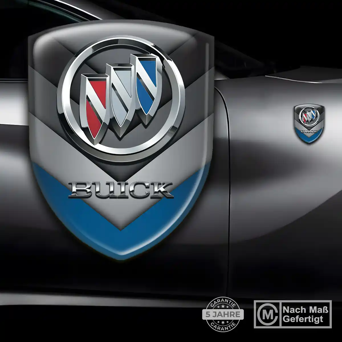 Buick Aufkleber Emblem Wappen Stilvolles Design