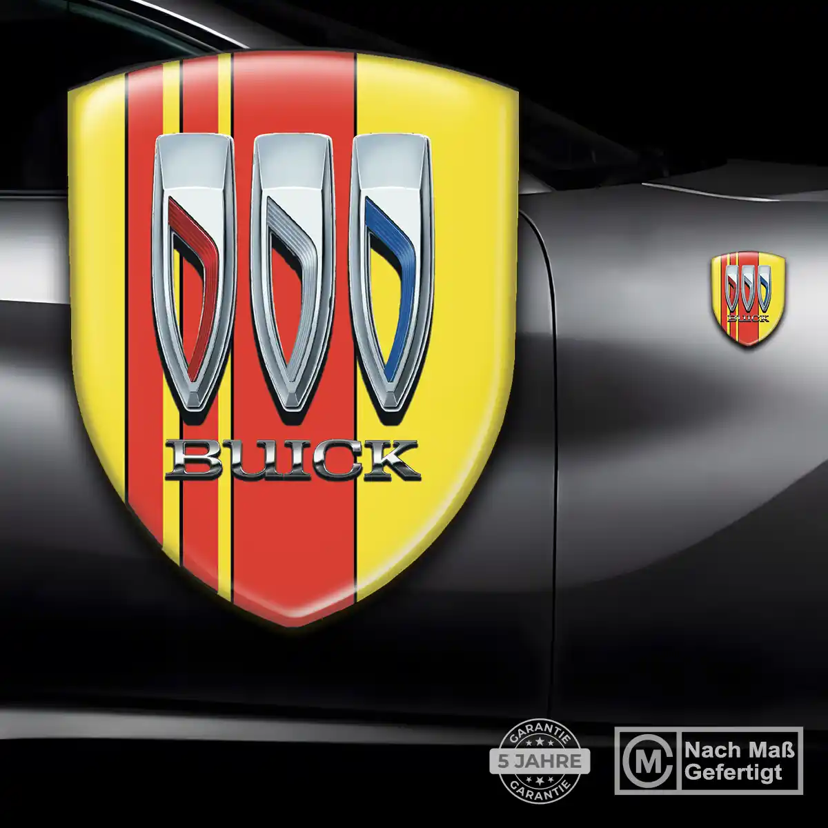 Buick Aufkleber Embleme Silikon Auto Tuningfahrzeug