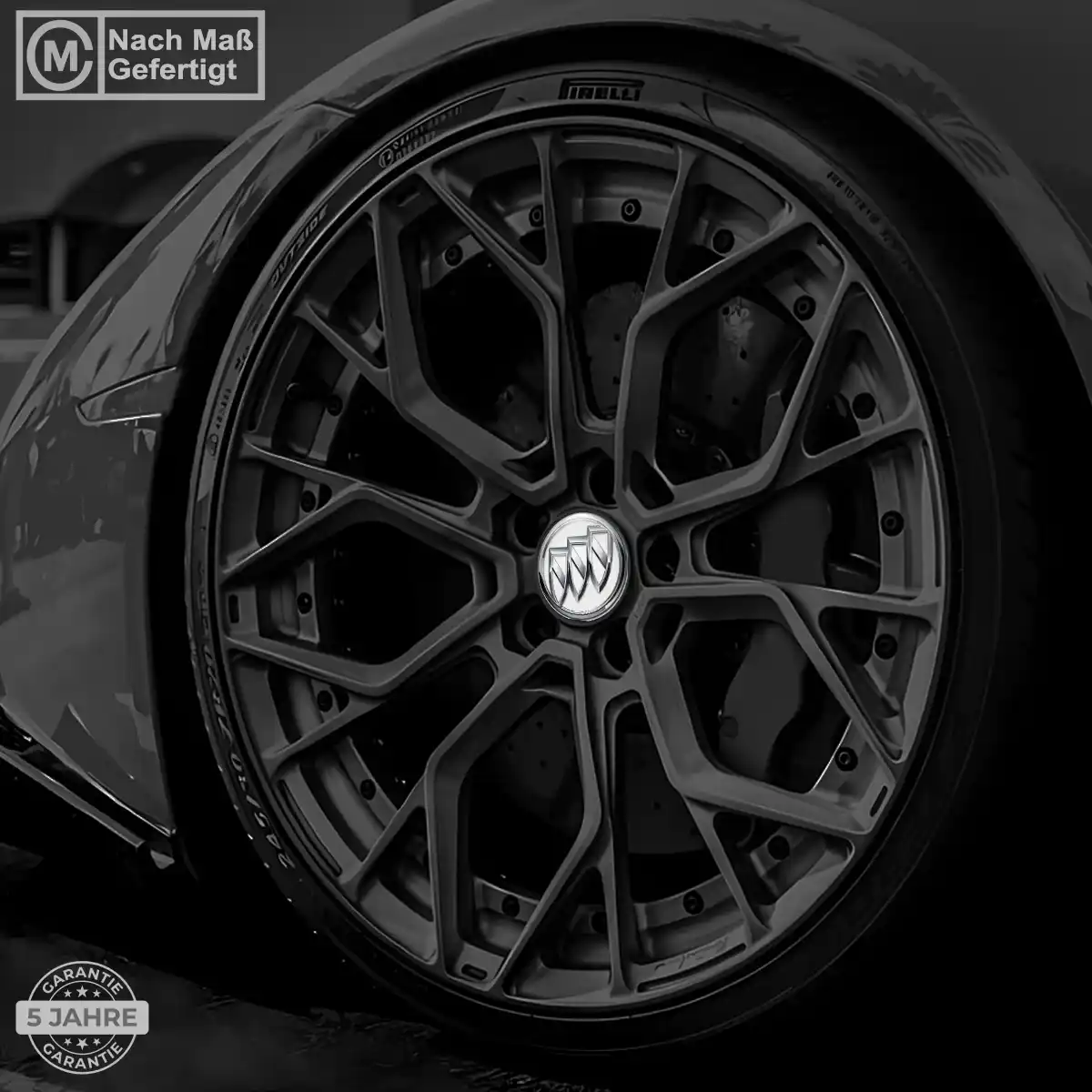 Buick Aufkleber Felgenemblem Silikon Stilvolles Design