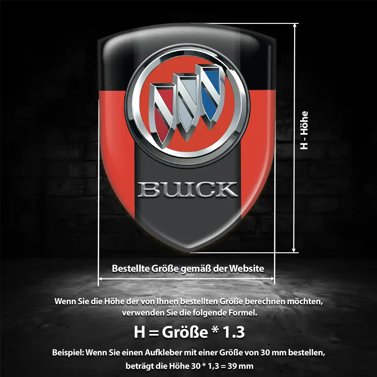 Buick Aufkleber Limitierte Auflage