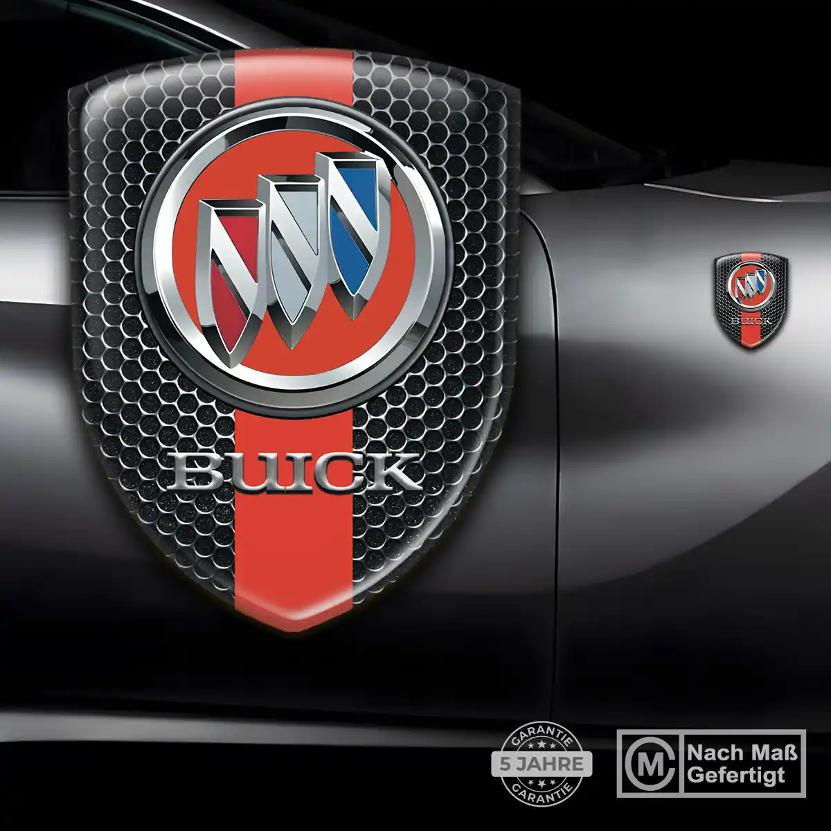 Buick Aufkleber Silikon Embleme Auto Elegantes Design