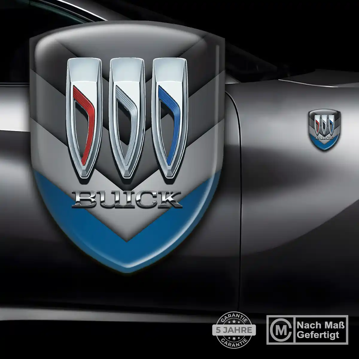 Buick Aufkleber Silikon Embleme Auto Hochwertiges Harz