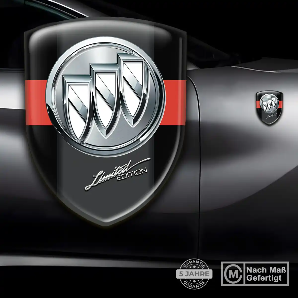 Buick Aufkleber Silikon Embleme Auto Limitierte Auflage