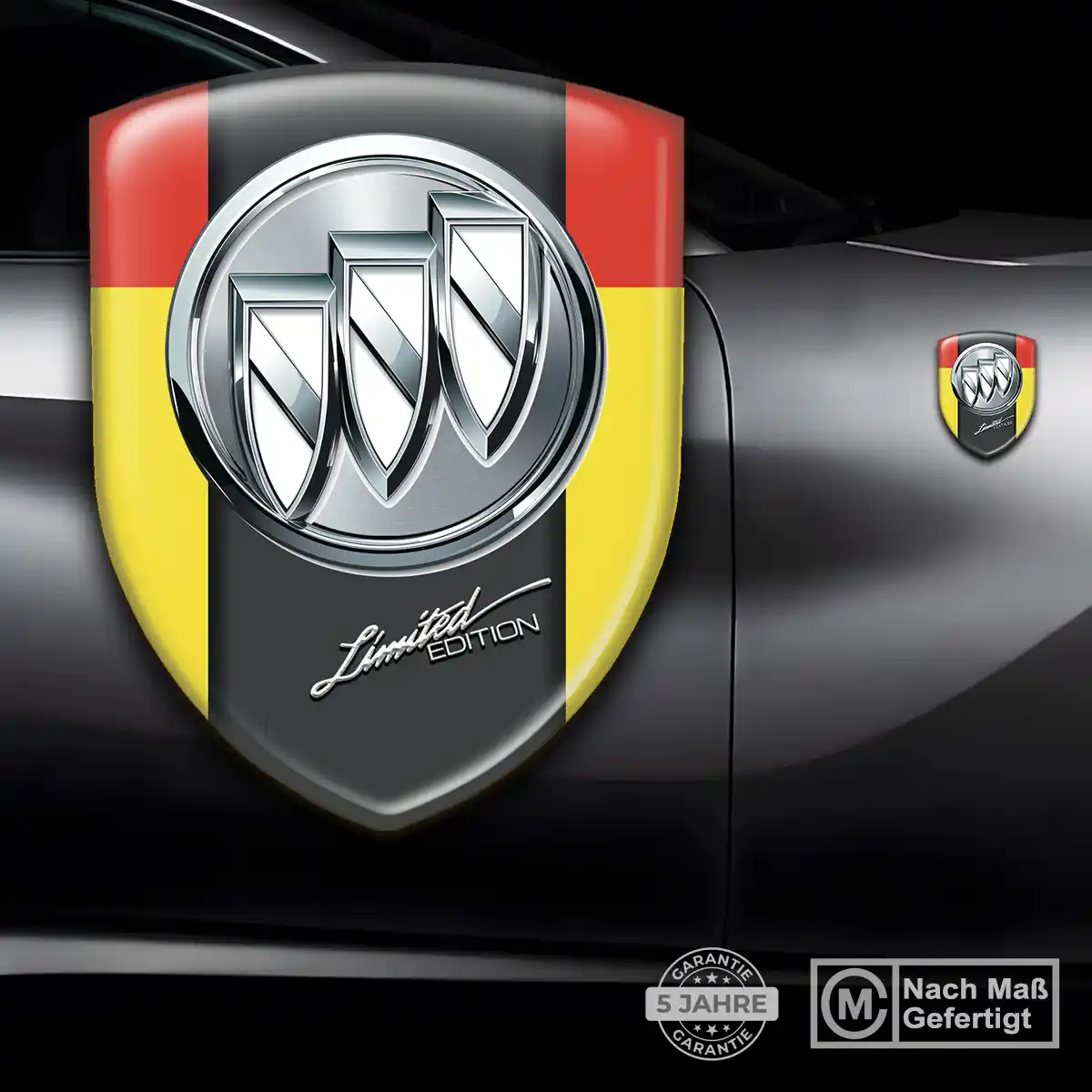 Buick Aufkleber Silikon Embleme Auto Premiumqualität