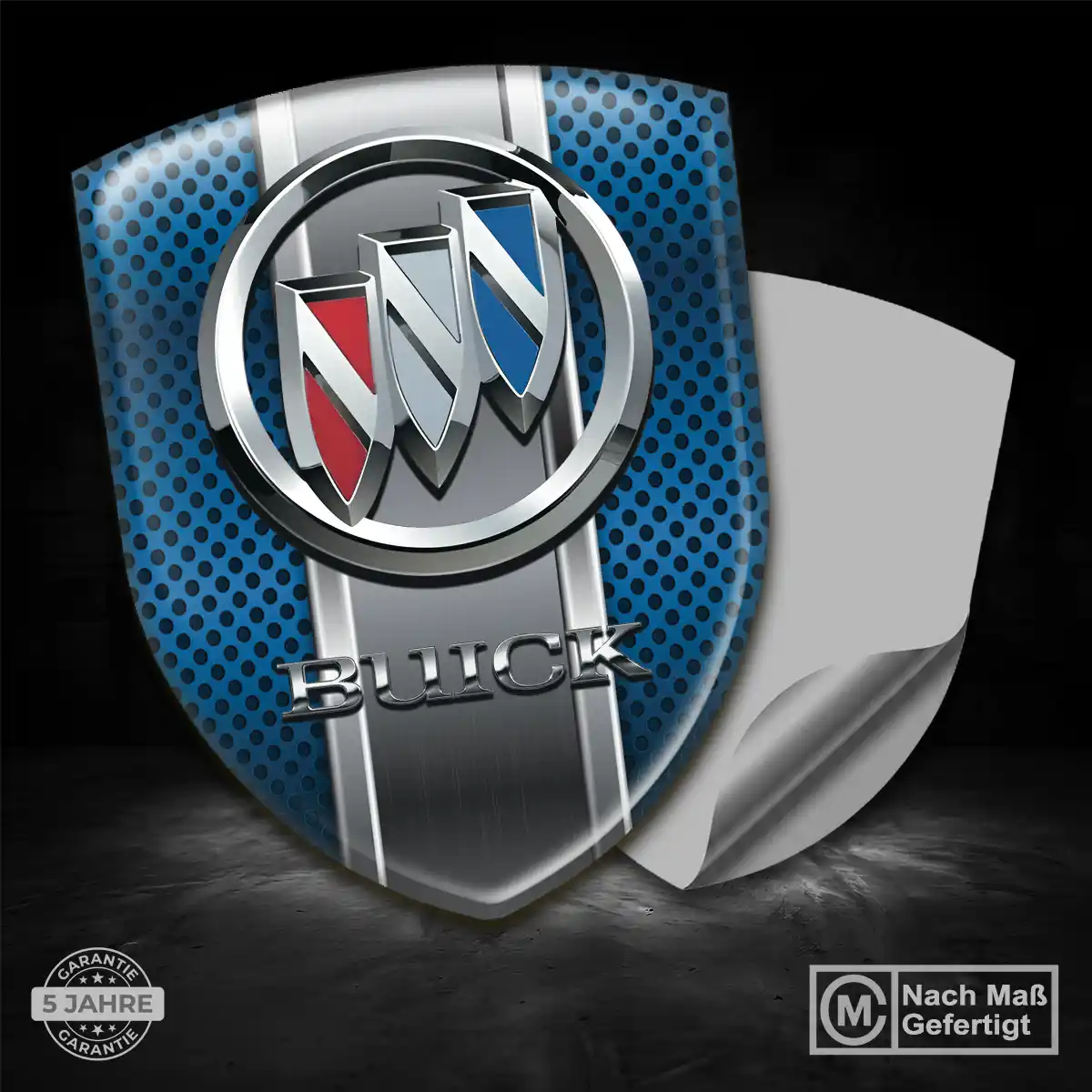 Buick Aufkleber Silikon Embleme Auto Tuningfahrzeug