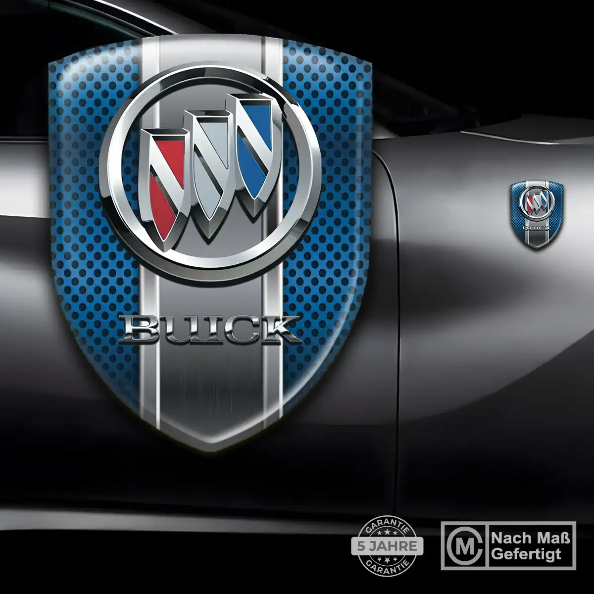 Buick Aufkleber Silikon Embleme Auto Tuningfahrzeug